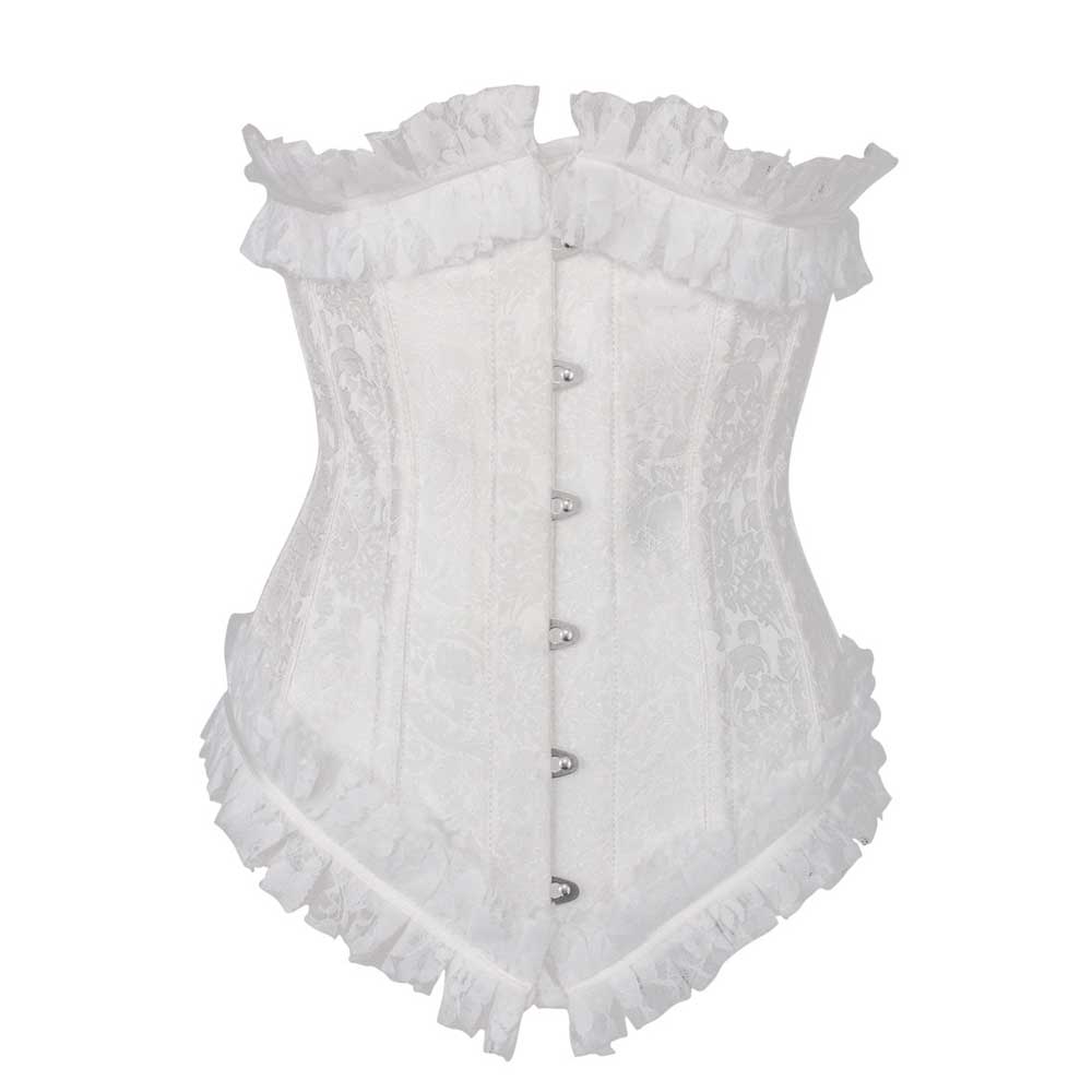 Attitude Corsets - Lone Corset sous la poitrine - Blanc
